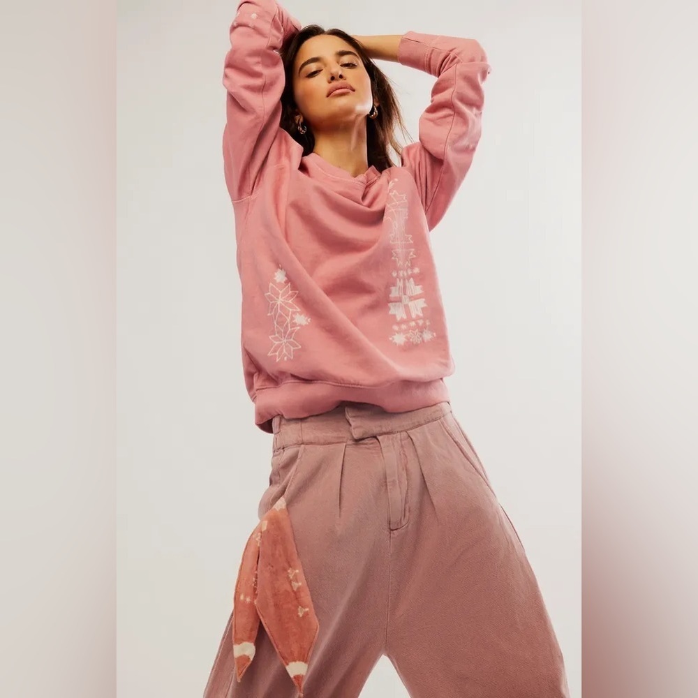 Free People Kolz Sweatshirt Size Small Nwt